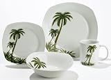 Florida Marketplace 16−pc. Palm Tree Dinnerware