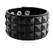 New Triple and Double Studded Punk Rock Wristband Bracelets (Lots of Colors)