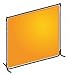 Welding Screen, 6 ft. W, 6 ft, YLW Org