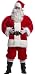 FRANCO Luxury Santa Suit Christmas Adult Costume Red Mens