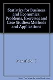 Statistics for business and economics
