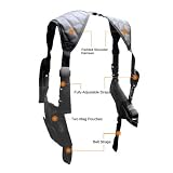 Black Shoulder Holster With Mag Pouch
