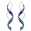 Goldfill Niobium Spiral Earrings
