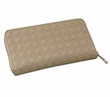 【並行輸入】クリスチャンディオール [Christian Dior] ラウンドファスナー長財布 S0047O AVM 029U エナメル×レザー (ライトベージュ /ブラウン ) Christian Dior 三つ折り財布