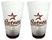 Houston Astros Frosted Pint Glass (16-Ounce, Set of 2)