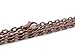 50 CleverDelights Vintage Style Necklaces - Antique Copper Color - 24 Inch - Rolo Chain Necklace - Lobster Clasp and Jump Rings Attached - Jewelry Findings - 3 x 4mm Oval Links - Antiqued Necklaces - 24