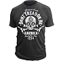 Don't Tread On Me "BLACK JACK" T-shirt, clothing, American Pride, DTOM, Vintage, Americana, Join or Die, Made in America, John Adams, American History, Patriotism, USA, Made in America, American Clothing, Rattlesnake, Apparel, Polo, T-shirt, Premium, Mens, Men's, Metallica, James Hetfield, Chris Daughtry, 3 Doors Down, tee, shirt, dont tread, dtom.com