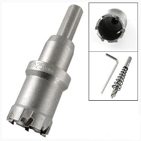 Drilling Tool 25MM Metal Hole Saw Twist Drill Bit Hex Wrench