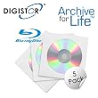 DIGISTOR 25GB Blu-ray BD-R Media, Silver Surface Disc (5-Pack)