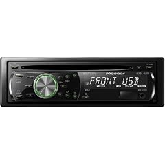Pioneer DEH 2220 UB CD-Tuner (USB, Front-AUX-In) gr�n-wei�