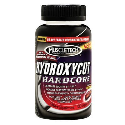 MuscleTech-Hydroxycut Hardcore 120 Liquid Capsules