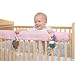 Baby : Easy Teether Crib Rail Cover - Pink