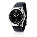 Serene VibraQuartz Vibrating Alarm Watch: Classic Style with Black Face