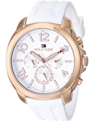 Tommy Hilfiger Womens 1781388 Analog Display Quartz White Watch