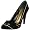Black/Gold Satin