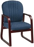 Cherry Finish Wood Visitors Chair By Office Star