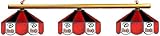 Arizona Diamondbacks Pool Table Light - Stained Glass Shades