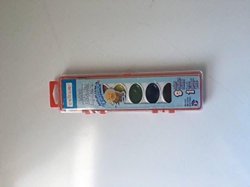 8 Colors Washable Paint with Brush Set