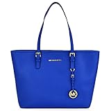 【MICHAEL KORS】30S4GTVT2L マイケル・コース　JET SET TRAVEL MULTIFUNCTION　レディース OL風/フェミニン　ハンドバッグ/トートバッグ　BLUE [並