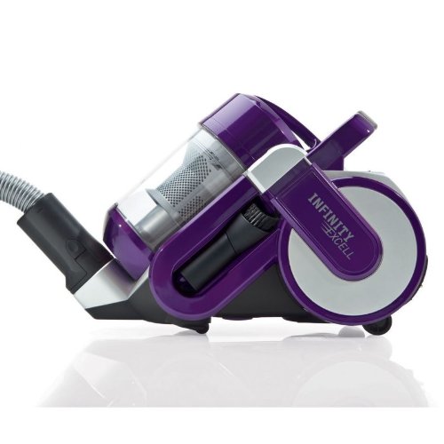 Dirt Devil M5050-7 Multizyklon-Bodenstaubsauger Infinity Excell, 1600 Watt, silber-lila