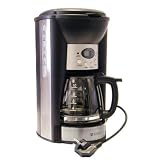 Kaffeemaschine aus Edelstahl mit Timer