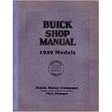 1929 BUICK Full Line Service Shop Repair Manual Book by General Motors