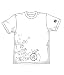 電脳コイル 暗号式Tシャツ ホワイト サイズ:S