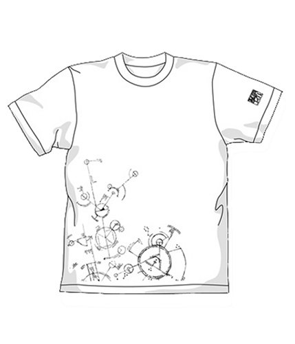 Cover image : 電脳コイル 暗号式Tシャツ ホワイト サイズ:XL