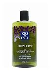Kiss My Face Silky Soft Moisture Bath & Shower Gel, 16-Ounce Bottles (Pack of 3)