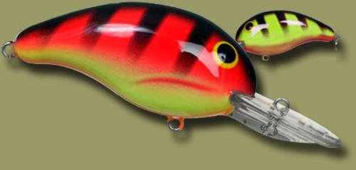 BANDIT LURES Series 200 Crankbait Bass Fishing Lures, Fishing Accessories, Dives to 8-feet Deep, 2', 1/4 oz, Mistake, (BDT258)