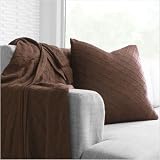 Current Organic Pillow in Chocolate by 