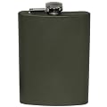 Original FOX Outdoor Edelstahl Flachmann 6 OZ 170ml oliv