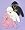 Baby Phat Little Girl Hoodie with Kitty Rhinestones Rose (4T)