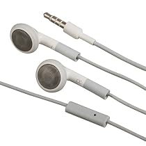 Stereo Headset /w Microphone for Apple iPhone 3G (White)