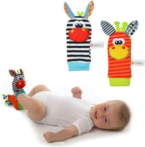 One Pair Infant Baby Animal Socks Kids Foot Finders Toys Socks