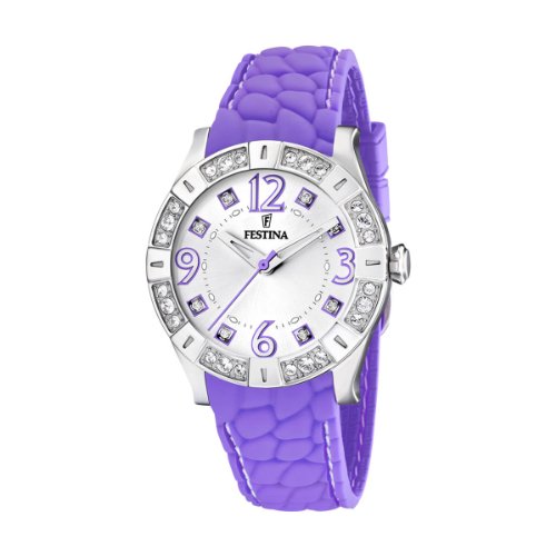 Festina Trend Dream Collection Damen Uhr Silikonband Lila F16541/5