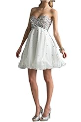 Junior Short Chiffon Beaded Homecoming Dress/Prom Dress 