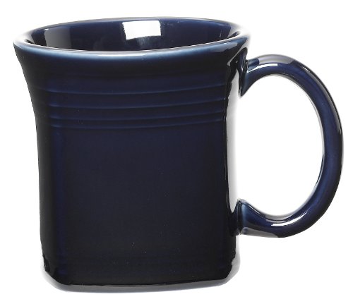Fiesta 13-Ounce Square Mug, Cobalt