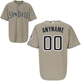 San Diego Padres Authentic Majestic Road Baseball Jersey YOUR NAME and Number Laser Cut and Custom SEWN with AUTHENTIC TWILL