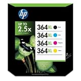 HP 364 XL Multipack - Lot de 4 cartouches d'encre (noir, cyan, magenta, jaune)par HP
