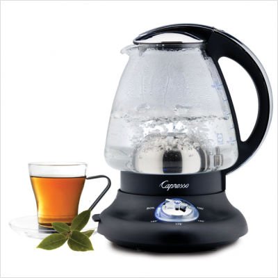 PerfecTea Glass Water Kettle in Polished Chrome PerfecTea Glass Water Kettle in Polished Chrome