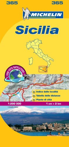 Michelin Map Italy: Sicilia Regional Maps)
