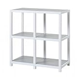 Modlife Geneva Modular Shelf (White) (31.5"H x 29.5"W x 15.4"D)