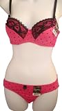 Mamia Demi Cup Multifunctional And Adjustable Underwire Paded Bra and Lowrise Bikini Panty Set