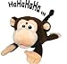 Chuckle Buddies ~ Rolling Laughing Motion-activated Monkey - In a Gift Box