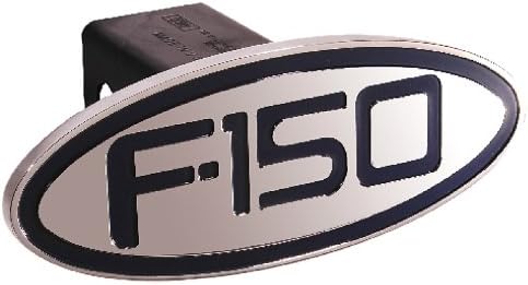 TM Performance 60153 Black Ford F150 Oval 2" Billet Hitch Cover