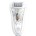 Philips HP6576 Satin Perfect Body And Face Rechargeable Epilator with Luxury Bag, Light Tweezers And Three Attachment Heads