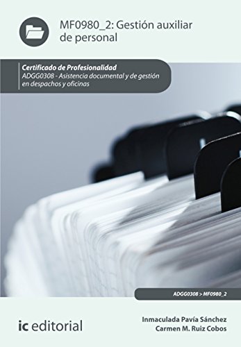 Gestión auxiliar de personal. ADGG0308 (Spanish Edition)