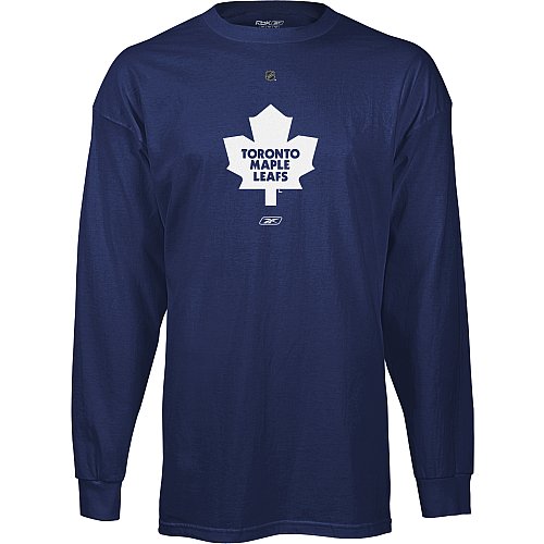 Reebok Toronto Maple Leafs Primary Logo Long Sleeve T-shirt - Toronto Maple Leafs Large