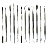 SE Pick Set, 12Pc Stainless Steel Wax Carvers